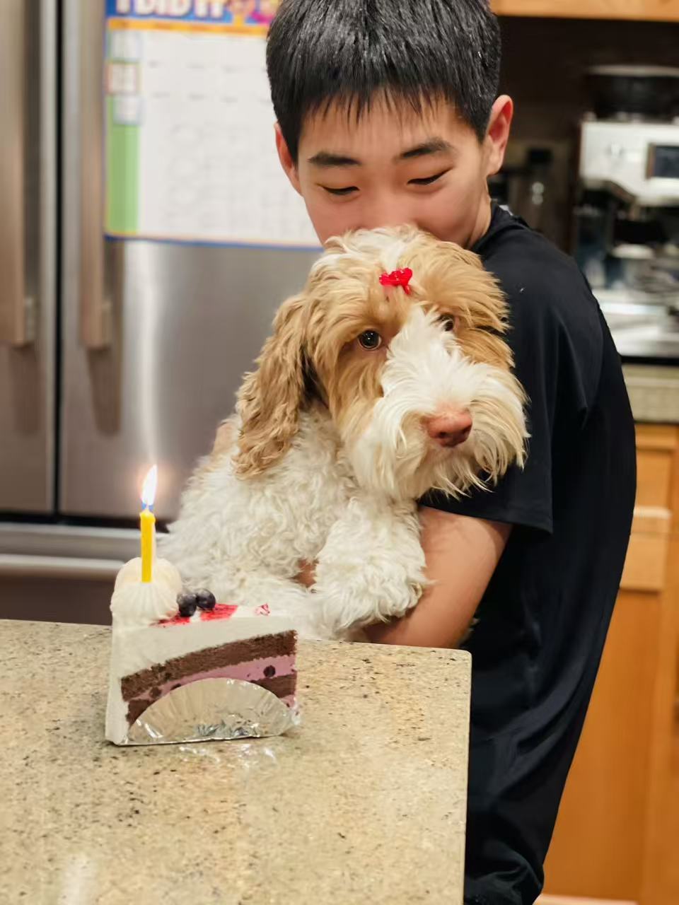 Lucas in a moment of joy